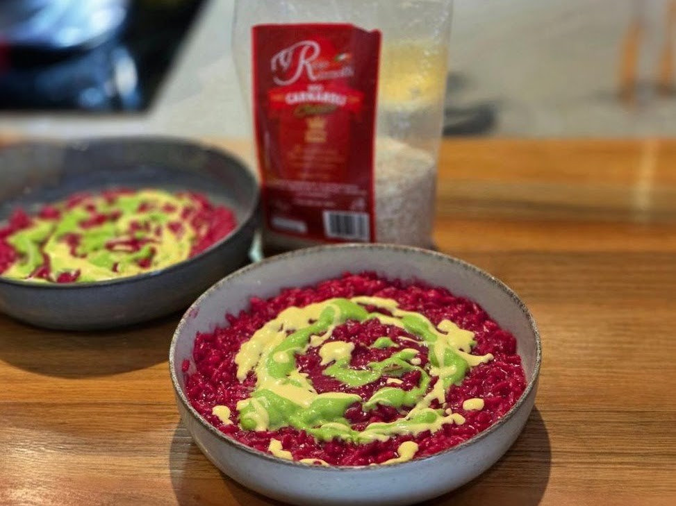 Risotto alla barbabietola